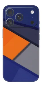Geometric Azure - Mobile 3D Textured Skins (Abstract Series) design